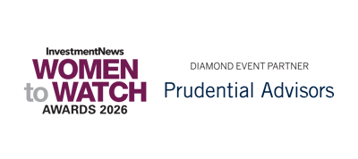 Women to Watch Awards 2026 with Prudential logo 